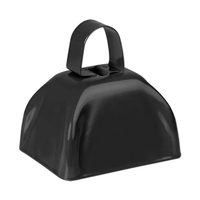 3 inch classic metal cow bell plus 1 color pad print... from ASI 37218 Athena...
