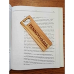 1.5" x 5.75" - Pennsylvania Hardwood Bookmarks