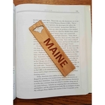 1.5" x 5.75" - Maine Hardwood Bookmarks