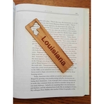 1.5" x 5.75" - Louisiana Hardwood Bookmarks