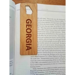 1.5" x 5.75" - Georgia Hardwood Bookmarks