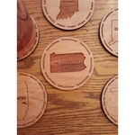 3.5" - Pennsylvania Hardwood Coasters