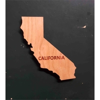 2" hardwood magnets featuring the shape of the State of California;... from...