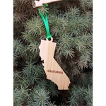 3.5" - California Customizable Hardwood Ornaments