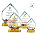 Royal Diamond VividPrint™ Award on Alberton Base - Amber