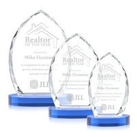 The opulent Wilton Optical Crystal Award is a marvelous recognition piece......