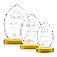 The opulent Wilton Optical Crystal Award is a marvelous recognition piece......