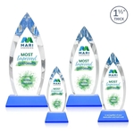 Fortier VividPrint™ Award on Entwhistle Base - Sky Blue