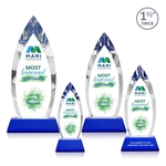 Fortier VividPrint™ Award on Entwhistle Base - Blue