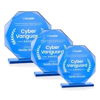 The Cavendale Award is a stunning starfire crystal recognition piece...