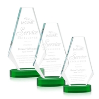 The Optical Crystal Kingsley Award is flawless in its symmetrical design.......