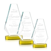 The Optical Crystal Kingsley Award is flawless in its symmetrical design.......