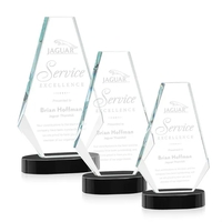 The Optical Crystal Kingsley Award is flawless in its symmetrical design.......