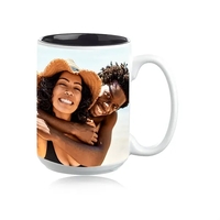 Two tone full color sublimation photo mug, 15 oz.... from ASI 39552 BEL Promo