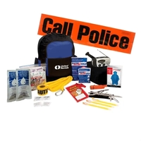 99 Pieces contingency emergency kit with 77 pieces first aid kit... from ASI...