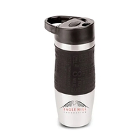 Double walled stainless steel vacuum tumbler with a fashion accent...