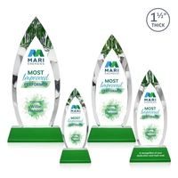 Fortier VividPrint™ Award on Entwhistle Base - Green... from ASI 84592 St...