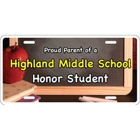 .035" Polyethylene Car Plate