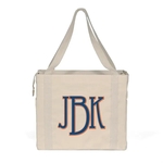 Jeremy™ - Deluxe Canvas Zipper-Close Tote - ColorVista