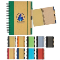 Spiral notebook and pen with elastic pen loop and elastic band... from ASI...