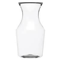 Plastic wine carafe with lid, 12 oz. plus 1 color silkscreen... from ASI...