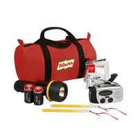 Power Outage Kit w/ Dynamo Solar AM-FM Radio/Flashlight