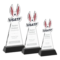 Custom Award on Hartford Base - Black (via Air)... from ASI 84592 St Regis...