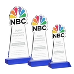 EdgeCraft Award on Mitered Base - Blue (via Air)