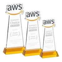 Custom Award on Hartford Base - Amber (via Ocean)... from ASI 84592 St Regis...