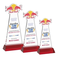 Custom VividPrint™ Award on Hartford Base - Red (via Air)... from ASI 84592...