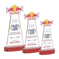 Custom VividPrint™ Award on Alberton Base - Red (via Air)... from ASI 84592...