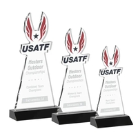 Custom Award on Mitered Base - Black (via Ocean)... from ASI 84592 St Regis...