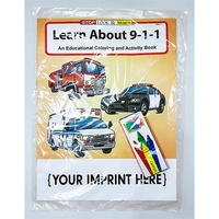 Learn About 9-1-1 Coloring and Activity Book Fun Pack