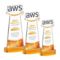 Custom VividPrint™ Award on Alberton Base - Amber (via Air)... from ASI 84592...