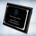 Color Imprinted Blackwood Piano Finish Wall Plaque