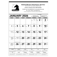 Triumph® Calendars Black & White Contractor Memo... from ASI 40480 Koozie...