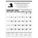 Triumph® Calendars Black & White Contractor Memo Calendar