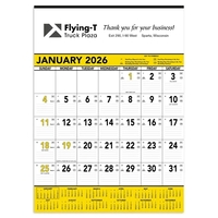 Triumph® Calendars Yellow & Black Contractor Memo... from ASI 40480 Koozie...