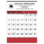 Triumph® Calendars Red & Black Contractor Memo Calendar