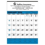 Triumph® Calendars Blue & Black Contractor Memo Calendar