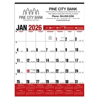Products Yearly Record® Red Calendar