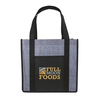 Good Value™ Laminated Heathered Non-Woven Grocery Tote