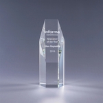 Pillar Optic Crystal Award