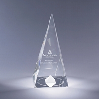 Dynasty award made of heavy optic crystal with a pyramid shape.... from ASI...