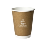 12 oz. Kraft Double Wall Insulated Paper Cup