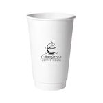 16 oz. Double Wall Insulated Paper Cup White