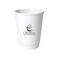12 oz Double Wall Insulated Paper Cup White... from ASI 88200 TK Sorg's - A...