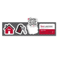 Set of 4 pop-out magnets with real estate theme.... from ASI 68507 The Magnet...