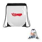 Clear Vinyl Drawstring Bag