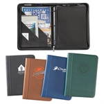 Hamilton Zippered 3-Ring Binder -Padfolio (4 Colors)